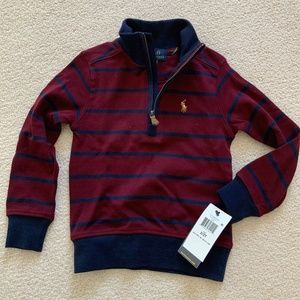 Boys 2T Cotton 1/4 Zip sweater